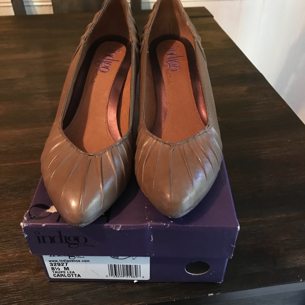Clark’s Indigo Heeled shoes